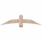 Ekena Millwork Bellingham Smooth Timber Gable Bracket, Douglas Fir, 60"W x 15"H x 1 1/2"D x 5 1/2"F, 6/12 Pitch GBW060X15X0206BEL00SDF - alternate 1